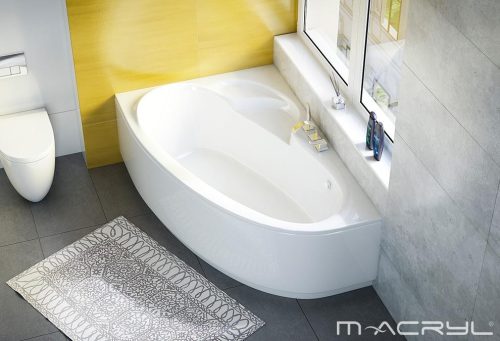 M-Acryl Daria aszimmetrikus akril kád