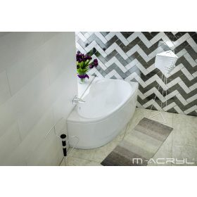 M-Acryl Liza aszimmetrikus akril kád