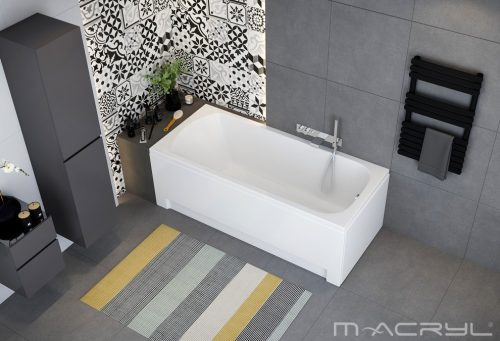 M-acryl Mira egyenes akril kád 