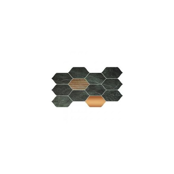 Flame Lesotho graphite 42,9x22,3 mozaik