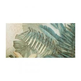 Domino Alabaster Shine leaves A element 2 119,8x59,8 Obraz