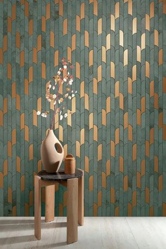 Tubadzin TISSUE GREEN 29,8X27,2 MOZAIK