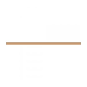 Tubadzin TISSUE GOLD LISTWA 2,3x74,8