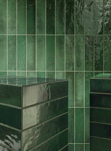 Tubadzin MASOVIA VERDE B GLOSS STR 7,8X29,8