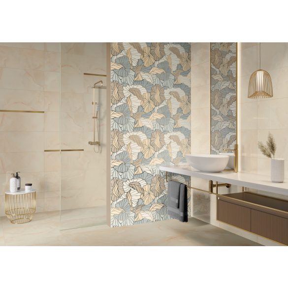 Paradyz ILLUSION BEIGE HEKSAGON STRUKTURA POLYSK 19,8X17,1 