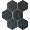 Horizon hex black 28,9x22,1 mozaik