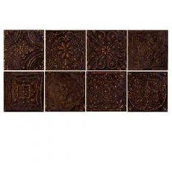 Tubadzin Tinta brown 14,8x14,8 dekor