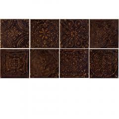 Tubadzin Tinta brown 14,8x14,8 dekor