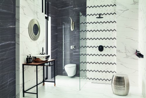Domino Bonella white 44,8x44,8 padlólap