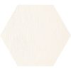 Tubadzin Mild Garden White Hex 22,1x19,2 dekor 