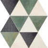 Tubadzin Margot green 32,8x25,8 Mozaika 