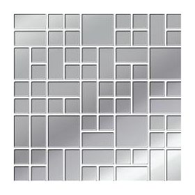 Platinum Glass Mosaic 25x25