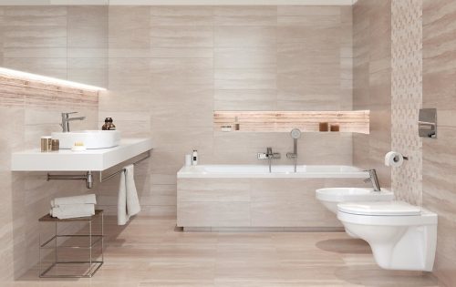 Cersanit MARBLE ROOM BEIGE 42X42 cm