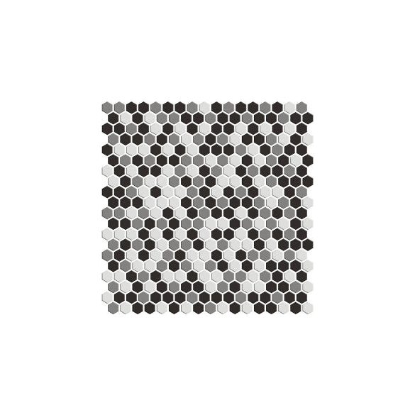 SATIN EXCLUSIVE ÜVEG MOSAIC 6mm  No.1