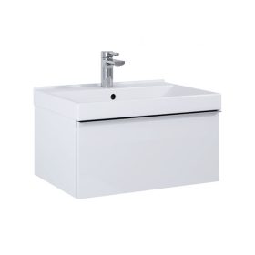   AREZZO design Monterey 60 cm-es alsószekrény 1 fiókkal Mf. fehér színben, szifonkivágással