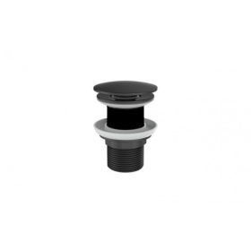 AREZZO design Click Clack lefolyó, matt fekete AR-726B