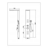 AREZZO design COLUMBIA zuhanypanel AR-9137