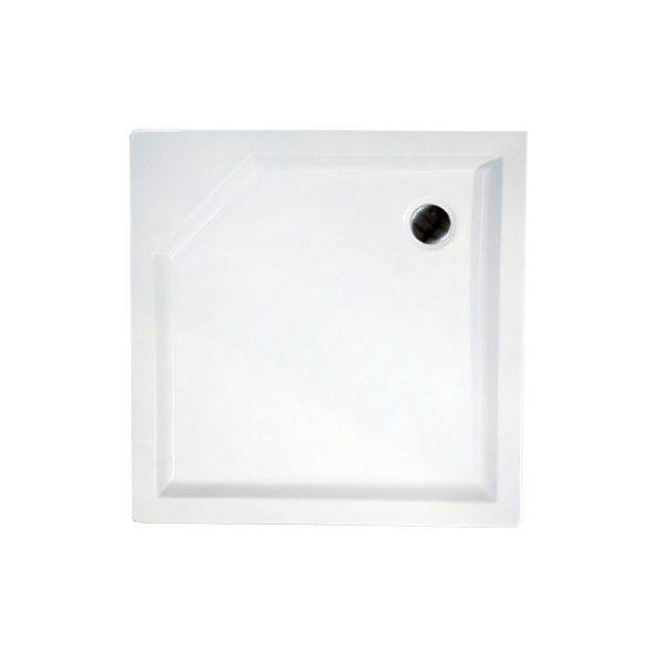 H2O Zénó SLIM  90x90 szögletes zuhanytálca szifonnal