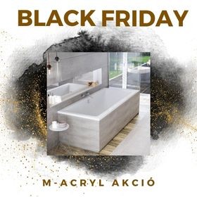 M-acryl kád akció