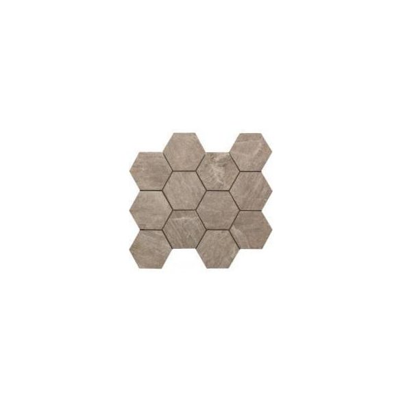 MYStone Taupe hexagon mozaik 30x34 