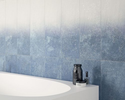 NIGHTWISH NAVY BLUE TONAL STRUCTURE 25X75 cm