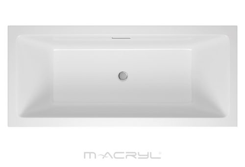 M-acryl Sabina Pro egyenes akril kád - 160x75 cm -170 L - többféle méret