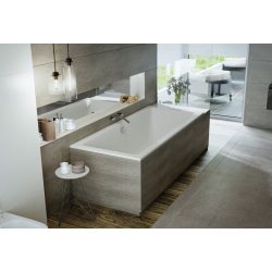   M-acryl Sabina Slim egyenes akril kád - 160x75 cm -170 L - többféle méret