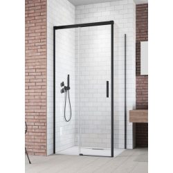  Radaway Idea Black KDJ szögletes fekete zuhanykabin - többféle méretben