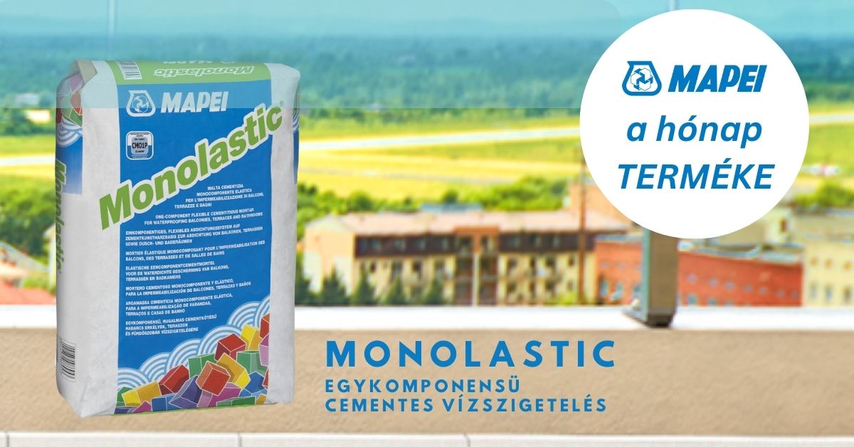 Mapei Monolastic - innovatív megoldás 